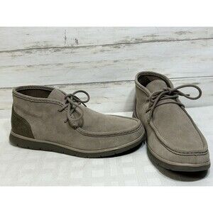EXCELLENT! UGG Men's Hendrickson Chukka Boots Grey Suede Sz 11.5-12 shoe slipper